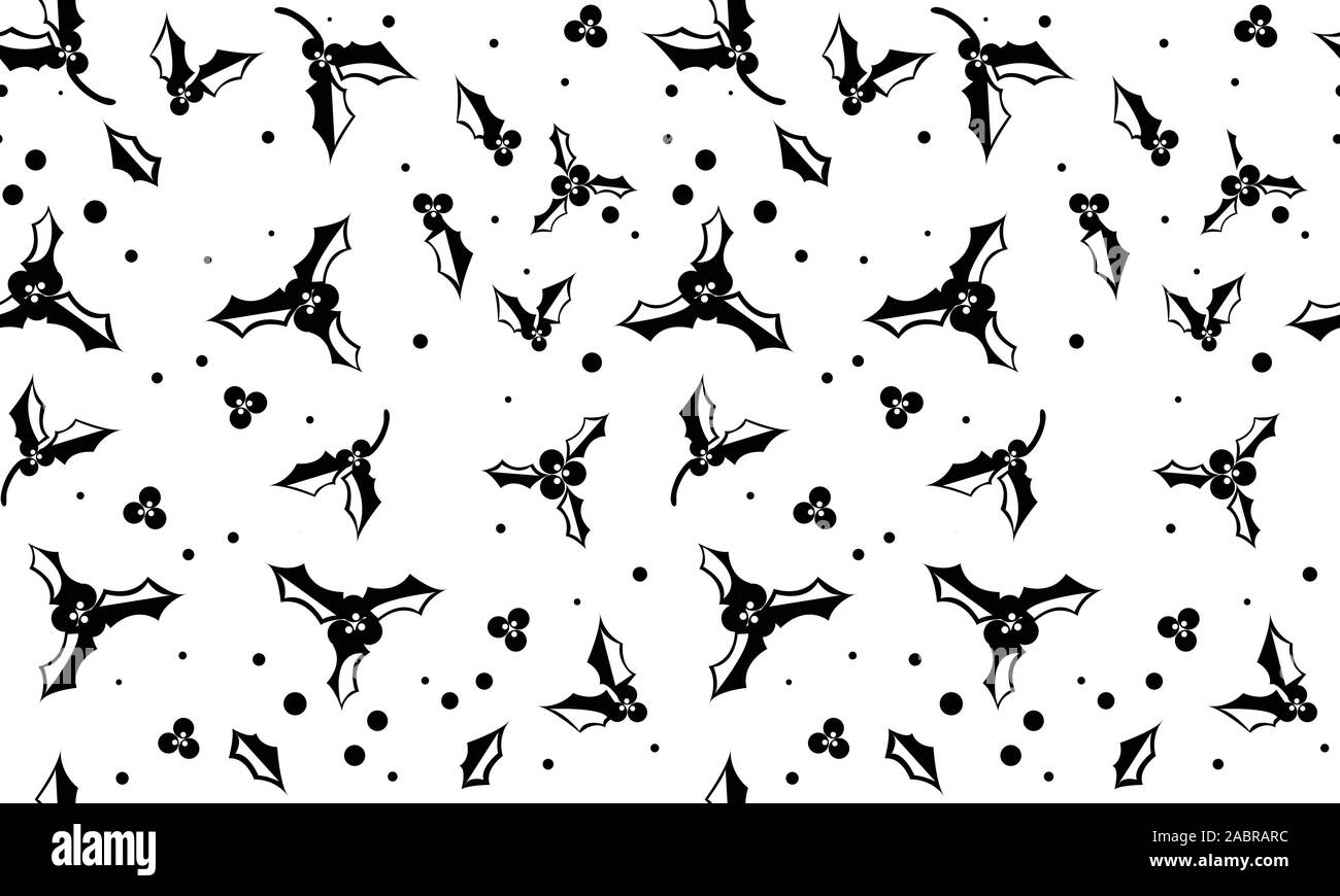 Forma motivo floreale, art design fiore nero. Illustrazione Vettoriale