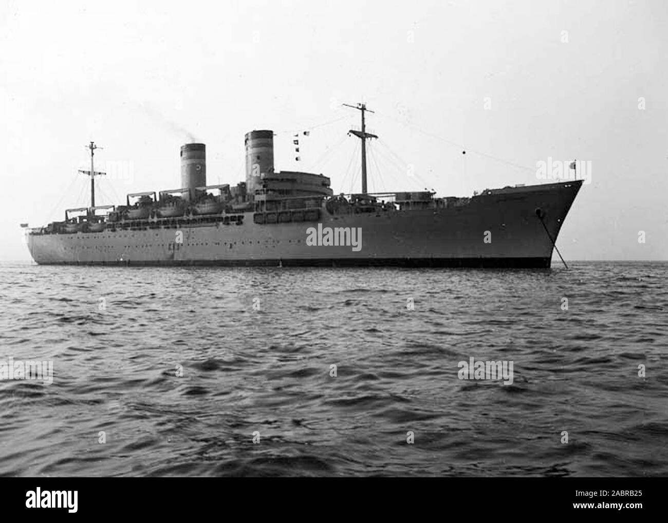 Foto storiche della USS General Gordon. Durante la II Guerra Mondiale, la USS General Gordon era un U.S. Coast Guard-presidiato di nave da trasporto di truppe spostato tra gli Stati Uniti e i porti in Europa e in Africa. Foto Stock
