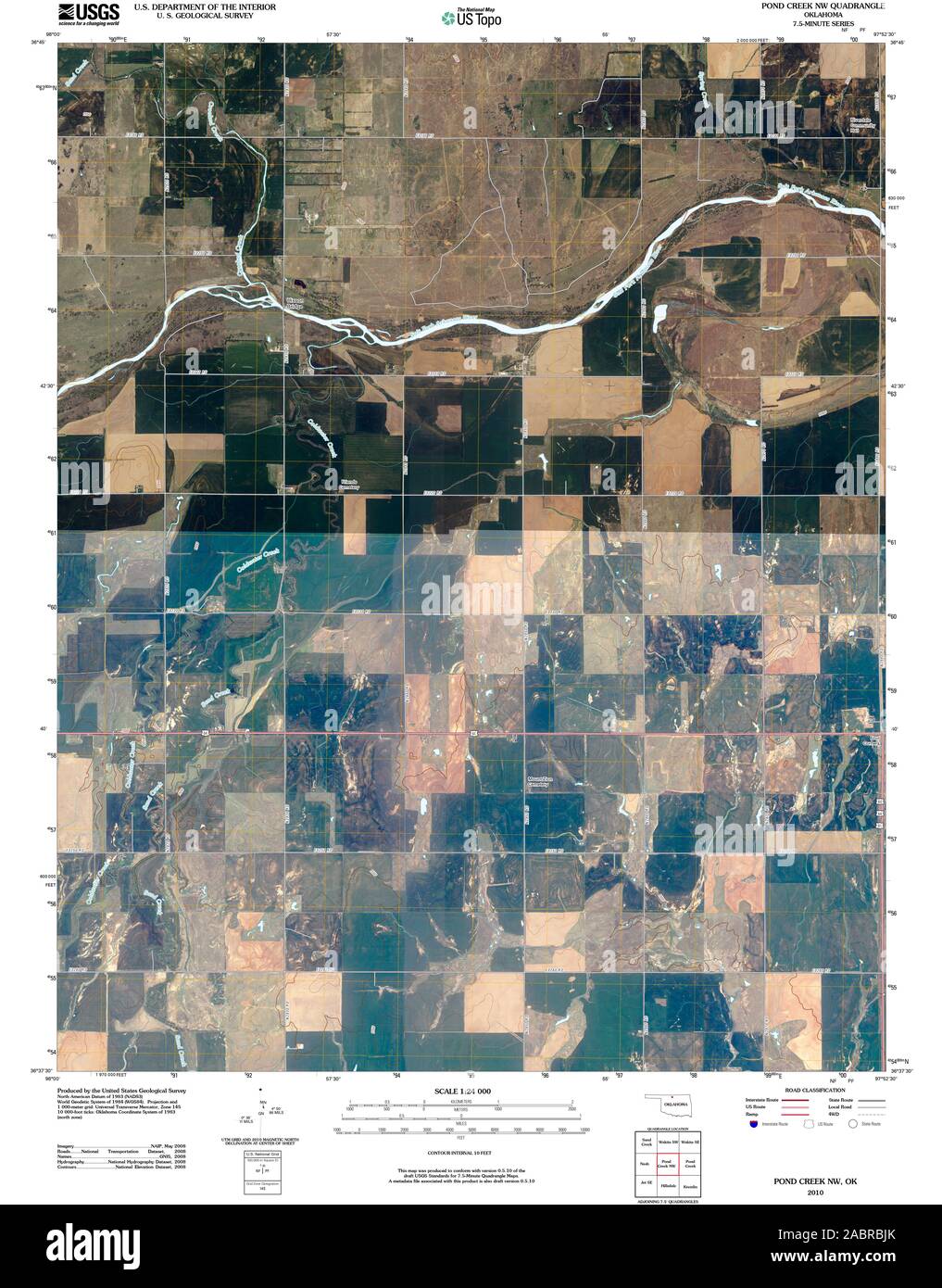 Mappa di stagno creek oklahoma Immagini senza sfondo e Foto Stock ritagliate Alamy
