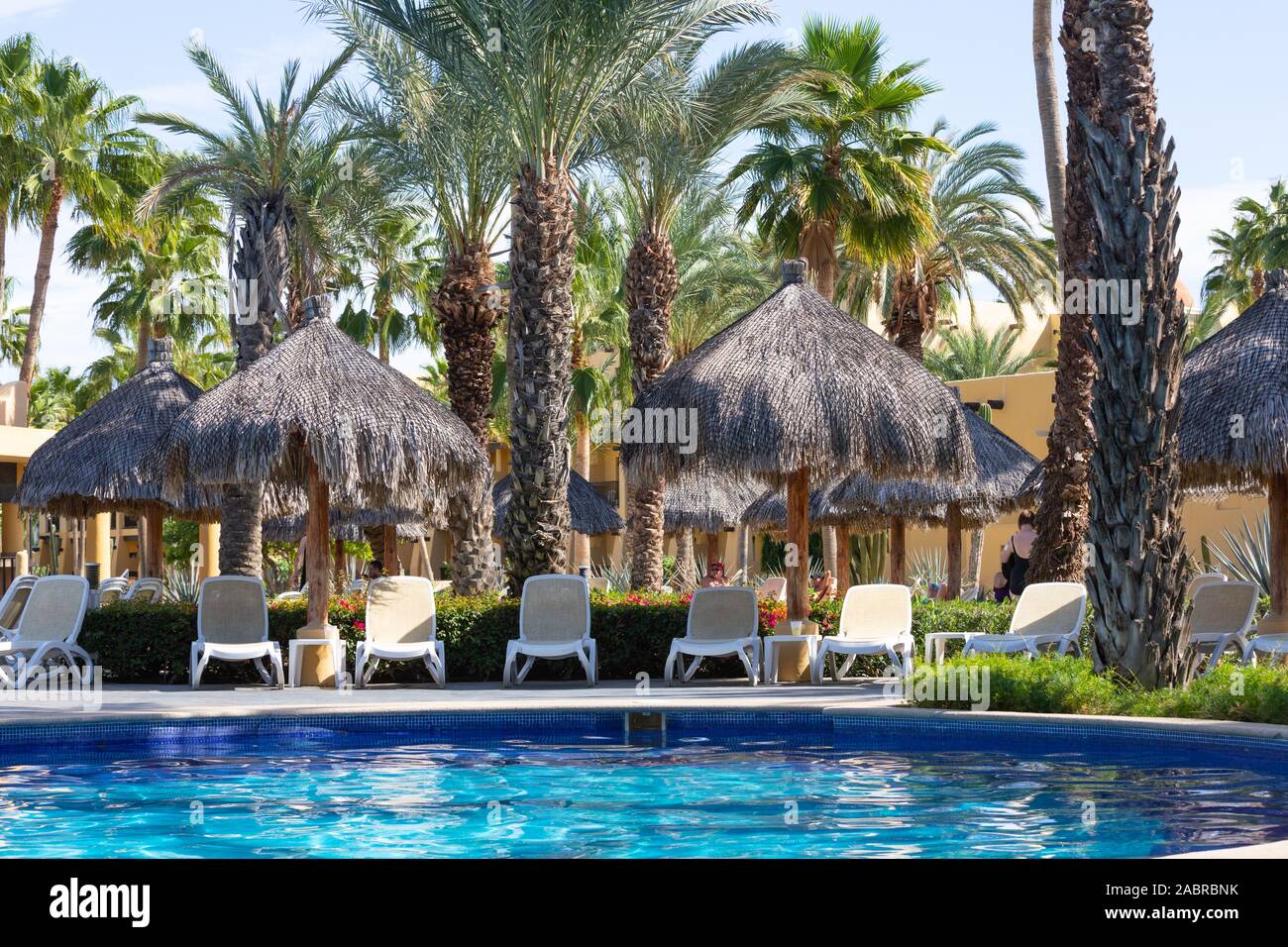 Cabo San Lucas, Baja California sur / Messico - Novembre 2019: Riu Santa Fe, All Inclusive Resort Foto Stock