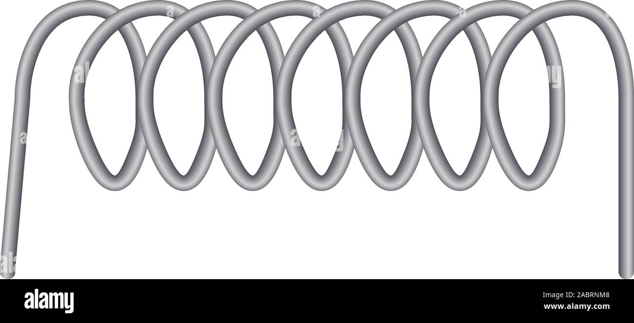 Bobina di rame icona. Cartoon di bobina di rame icona vettore per il web design isolato su sfondo bianco Illustrazione Vettoriale