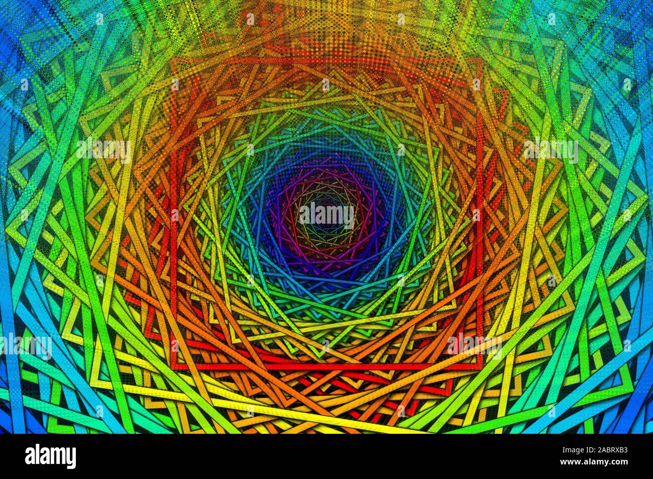 Coloratissimi modelli astratti Foto Stock