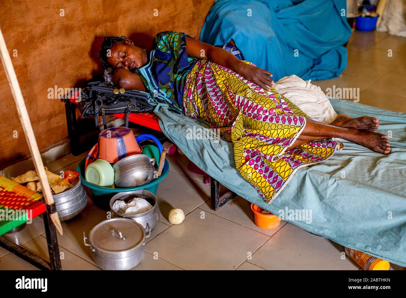 Oasi di amore, un centro cattolico per i disabili mentali persone in Kpalime, Togo Foto Stock