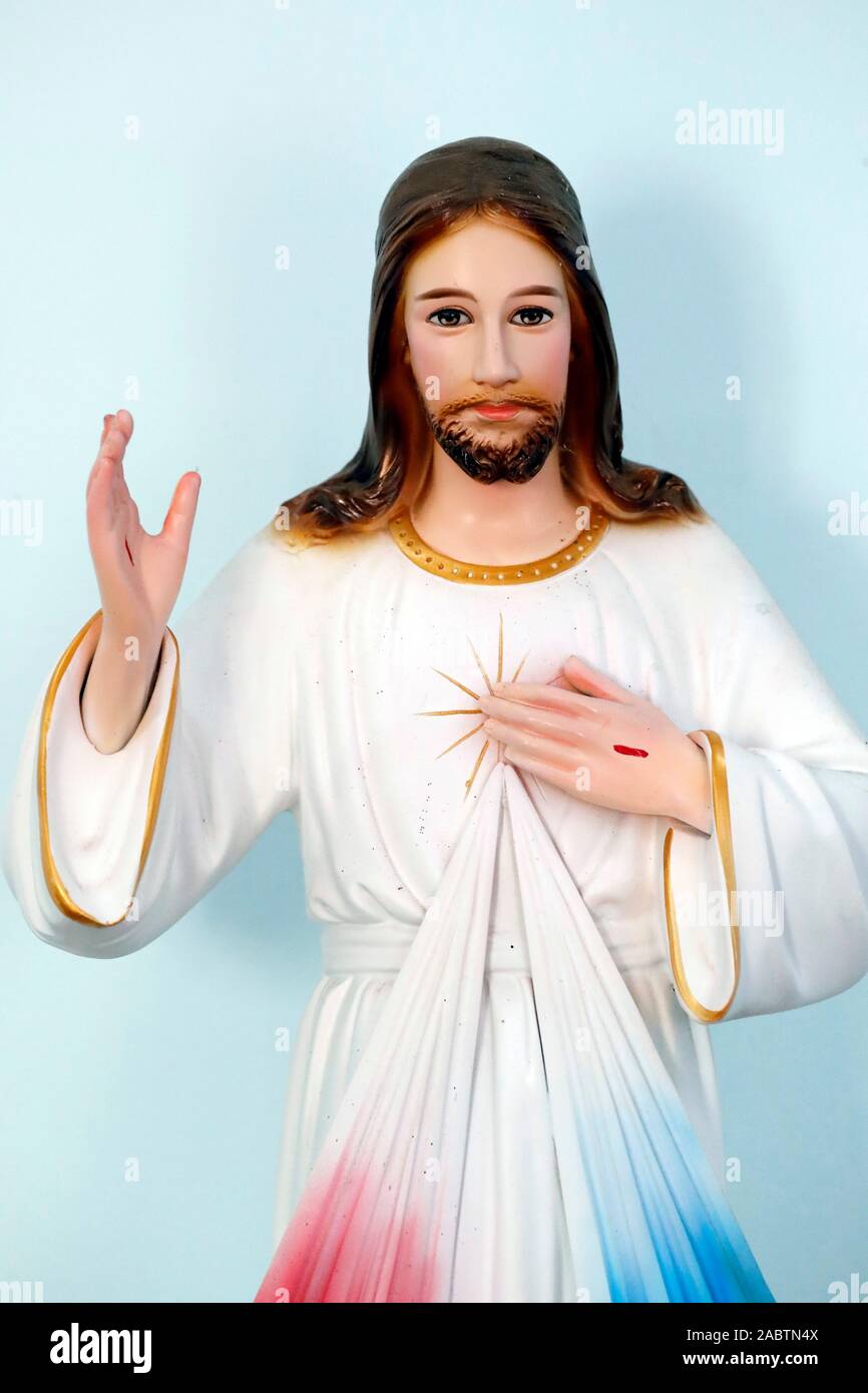 Gesù la misericordia divina, ho fiducia in voi. La Vang. Il Vietnam. Foto Stock
