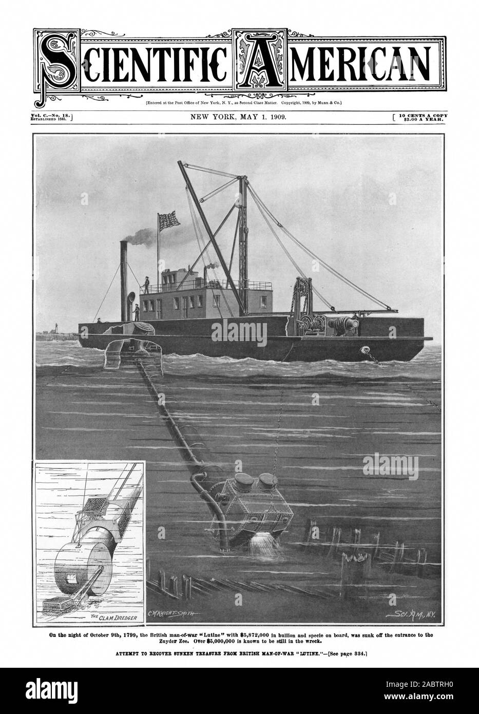 IMP 9 MERICAN SCIENTIFICA, Scientific American, -1909-05-01 Foto Stock