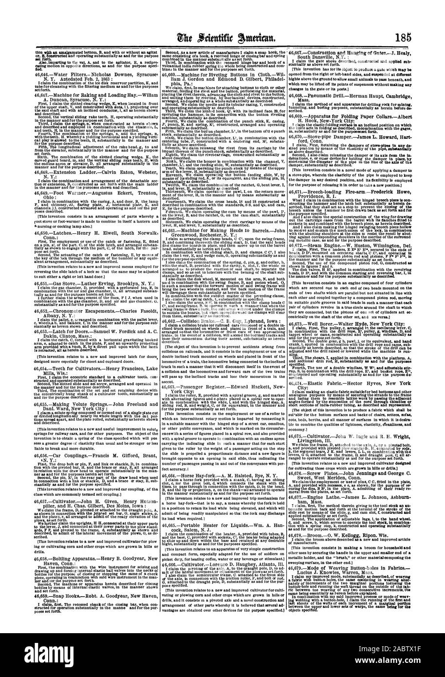 Per coltivare quelle colture che vengono coltivate in colline o trapani. smaltimento dalle piastre come esposto. come e per lo scopo descritto di fabbricazione. [Questa invenzione consiste nella realizzazione di una scopa per uso domestico e ad altri usi mediante fissaggio della maniglia nella parte superiore e inferiore di estremità di un supporto metallico e la "spazzola" o altro materiale costituente la superficie di spazzamento nell'altra estremità. un fatric con fori per pulsanti lo stesso consistente nella tessitura alter nately di incrementi delle due porzioni marginali inclosing il pulsante-foro e l'esecuzione del filo di trama al di fuori del laboratorio ric tra tne di tessitura Foto Stock