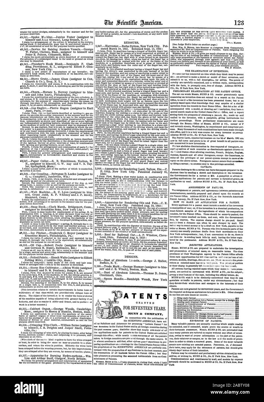 Scientific American, 1865-08-19 Foto Stock