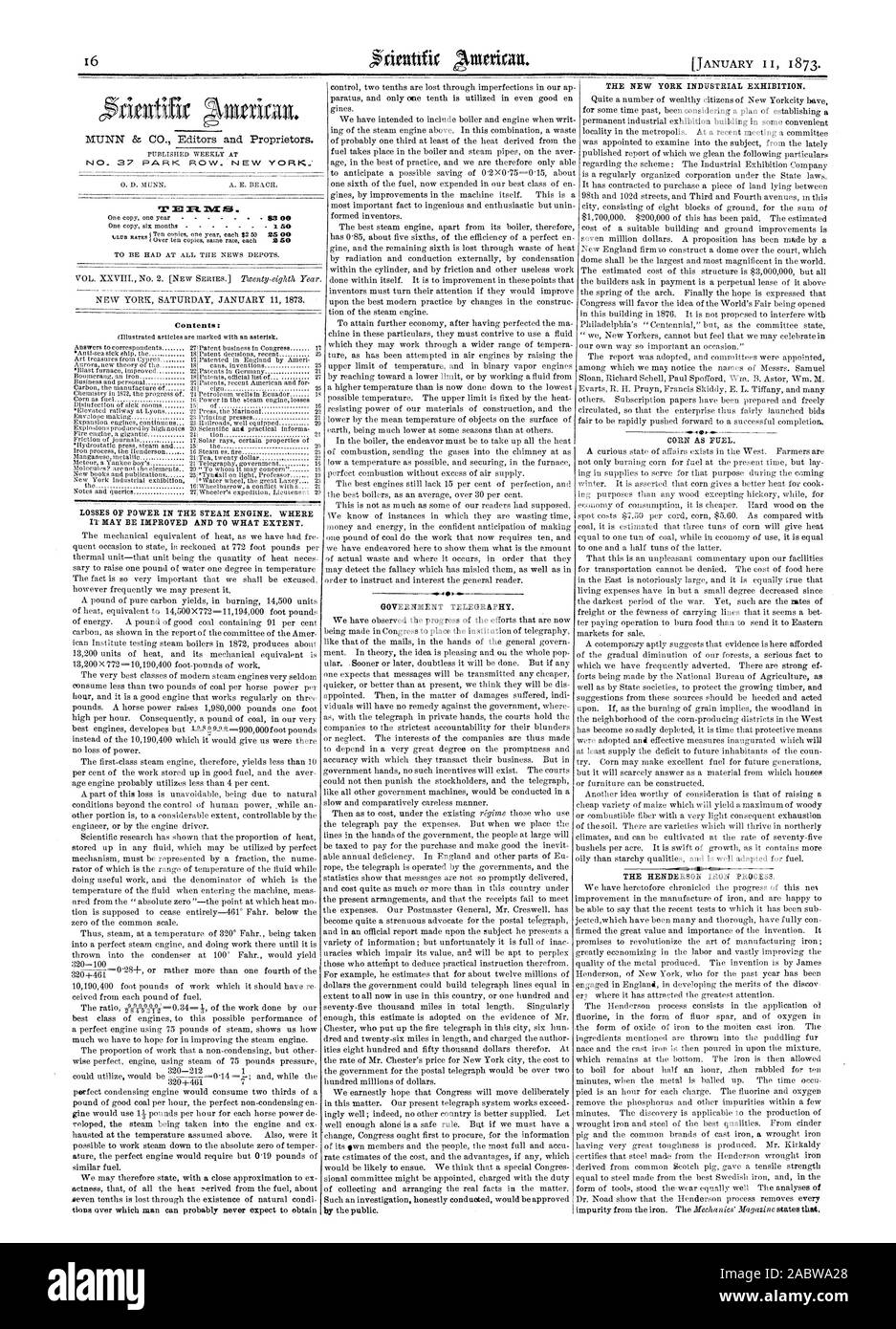 Anti-mare nave malati il 18 Set tesori provenienti da Cipro . 17 "altoforno migliorata 22 Eloomerang un ferro da stiro 18 :1orn come combustibile 16[ tisinfection 0 malati camere 15! Ferrovia sopraelevata a Lione 22 involope rendendo 23 fApansion motori 23 continuo metallico langanese 2 esposizione industriale il 16IWheelharrow le borse e le query 27AVImeter contrassegnato con un asterisco. Brevetti recenti decisioni 25 lattine invenzioni 25 brevetti in Germania 21 brevetti elenco ufficiale di 27 16 Premere il Marinoni 22 raggi solari determinate proprietà di vapore rispetto a fuoco 25 OP le perdite di potenza nel motore di vapore. Nel caso in cui il Foto Stock