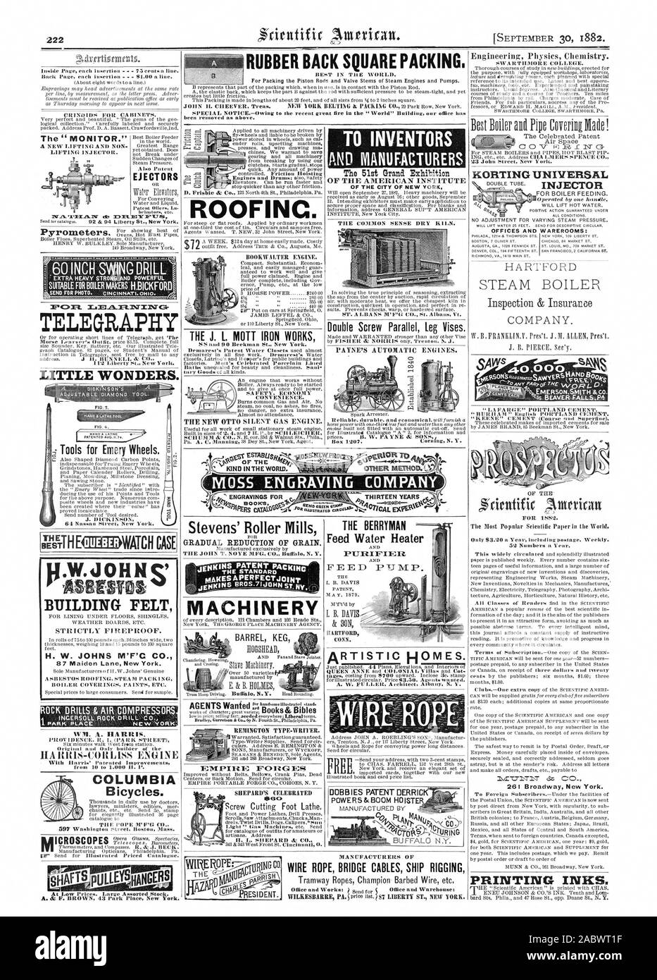 Gomma posteriore la guarnizione a sezione quadrata. AriatittltiOt MIGLIORI AL MONDO. stato rimosso come sopra. Applicato a tutte le macchine azionate da fly-ruote e suscettibili di essere rotto da energia immagazzinata nelle ruote come mi mittente rotoli macchine di ricalcatura : semiscafi. Noi garantiamo per salvare gli ingranaggi e tutti i macchinari da spezzare usando il nostro rapido. Qualsiasi quantità di potenza controllata dmi. Il sollevamento di attrito= .--. Per gli inventori del ' MONITOR.' dell'istituto americano KORTING EIETTORI UNIVERSALE INIETTORE PER ALIMENTAZIONE CALDAIA. O di azioni positive garantite in TUTTE LE CONDIZIONI. Potrà sollevare acqua 25 piedi. Inviare per circolare descrittivo. Uffici Foto Stock