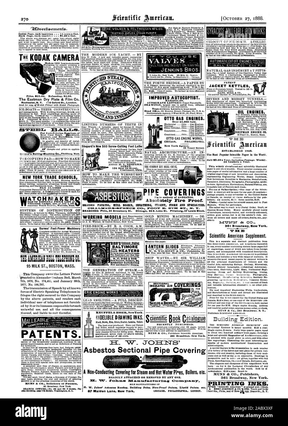 Shepard è di nuovo $60 Screw-Cutting tornio a pedale agente kb 134 Ea st 24 Street. Valvole JENKINS BROS. AUTOCOPYIST migliorata. Collettori. Rivestimenti tubazione assolutamente a prova di fuoco. Baltimora per le verruche superiore e i ranghi ewer ELATE MAREZZATO MANTELS la generazione di vapore.-Un motore di ERIE WOR KS UNAT'57'' menzionare questa carta. Aria isolata ROILERORW Mack Marrone Verde Blu Scarlet Carmine giallo. Sezione di amianto copertura del tubo attaccato facilmente olio rimosso da qualsiasi. 33. . Wc aa. Ma 33.1llin. tu. riaag 4:3G+ xn.ra bolo FABBRICANTI DI recentemente pubblicato. 351 Broadway New York. 9.0Retfisemenfo. All'interno di ciascuna pagina Foto Stock