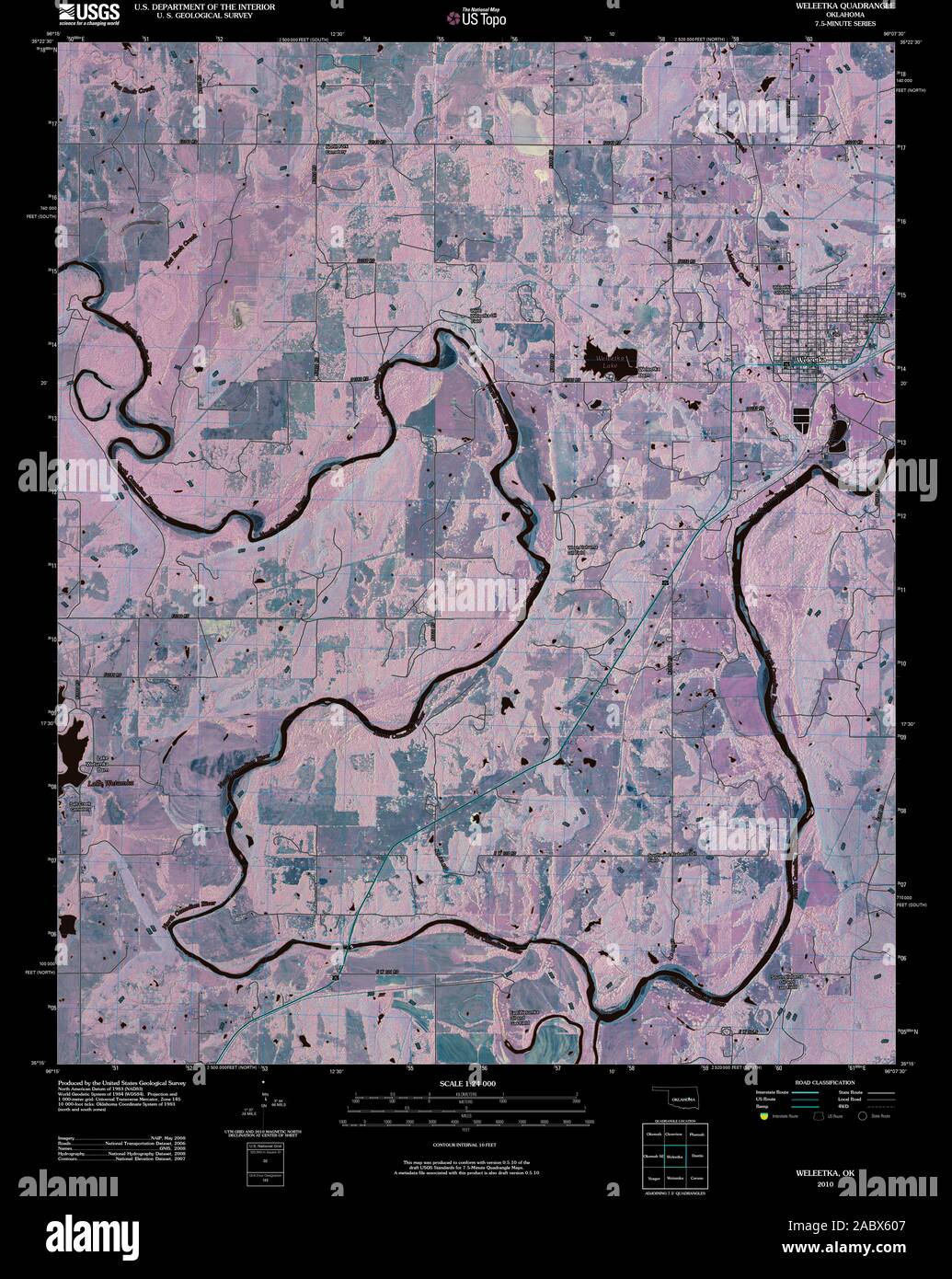 Mappa di weleetka immagini e fotografie stock ad alta risoluzione Alamy