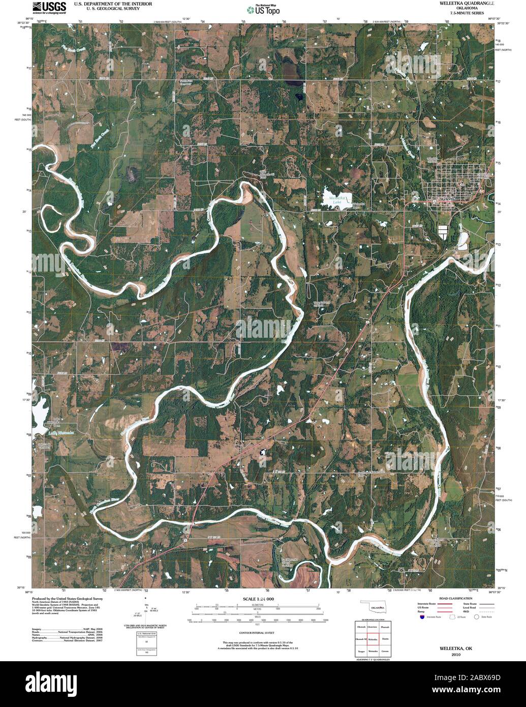 Mappa di weleetka immagini e fotografie stock ad alta risoluzione Alamy