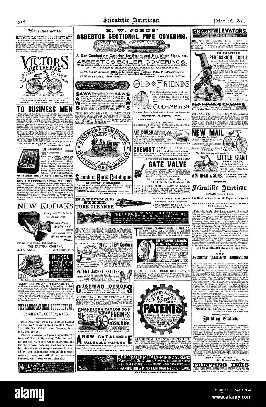 & CO. (Ltd.). Beaver Falls Pa. pubblicato di recente. 77 Franklin San BOSTON. Valvola a saracinesca 15-17 E. 8 San Cincinnati 0. 9OverLieements. rICTORS T A ROSTON. WARRINGTON. DENVER. SAN FRANCISCO. Per gli uomini d' affari sentita &TARRANT MEG. CO. 62-66 Illinois San Chicago. Nuovo KODAKS sette nuovi stili e. Dimensioni tutte caricate con pellicole trasparenti. La società Eastman nichel 95 LATTE ST. BOSTON MASS. Nuovo CATALOCU -0E MUNN ar CO. 361 Broadway New York. CHANDLER &TAYLOR CO del brevetto caldaie Bollitori a Camicia liscia o rivestita di porcellana. Cushman Chuck Co. Hartford Connecticut. COLEIMB1COME IL MERAVIGLIOSO MAGIC POCKETSAVINGS BANK Foto Stock