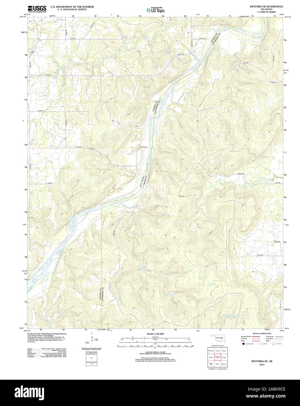 Mappa di wetumka immagini e fotografie stock ad alta risoluzione Alamy