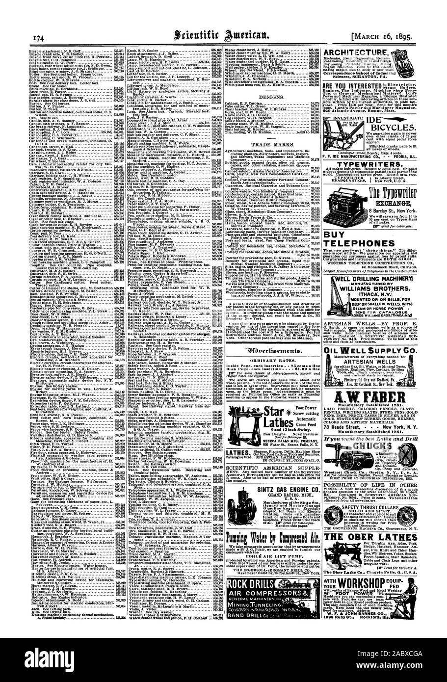 Fonti profonde o poco profonde) con possibilità di scambio di VITA IN ALTRI IL TUO PED 1999 Ruby San Rockford Mali. Sicurezza collari di spinta i torni OBER A. architettura SebotbroVil corrispondenza Scuola di Scienze industriali SCRANTON. PA., Scientific American, 95-03-16 Foto Stock