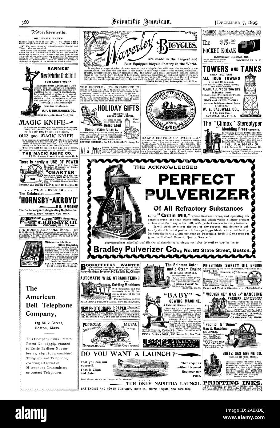 Né licenza né ingegnere pilota. Il $5.22 POCKET KODAK EASTMAN KODAK CO. "Climax" Stereotyper il J. F. W. DORMAN CO. SINTZ MOTORE A GAS CO. Gli inchiostri di stampa. Il nostro 30c. MAGIC COLTELLO due verrà spedita per 35c. in timbri. Il coltello magico CO. Coltello magico-' FIENILE ES' per lavori leggeri. W. F. & JNO. BARNES CO. 1999 Ruby San Rockford Ill. PRIESTMAN & COMPANY Ile. Parte anteriore e Tasker strade Philadelphia difficilmente vi è un USO DEL POTERE " Carta " VUOI UN LANCIO :0- il solo lancio di nafta. Motore a gas e potere società 185th St. Morris Heights New York City. Sezione di brevetto tutte le torri di ferro PLAIN Foto Stock