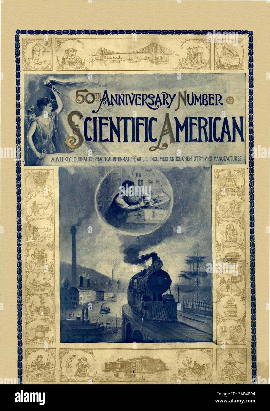 AMERICAN un giornale settimanale di informazioni pratiche. Arte Scienza meccanica e chimica MAIVEACTURES., Scientific American, 1896-07-25 Foto Stock