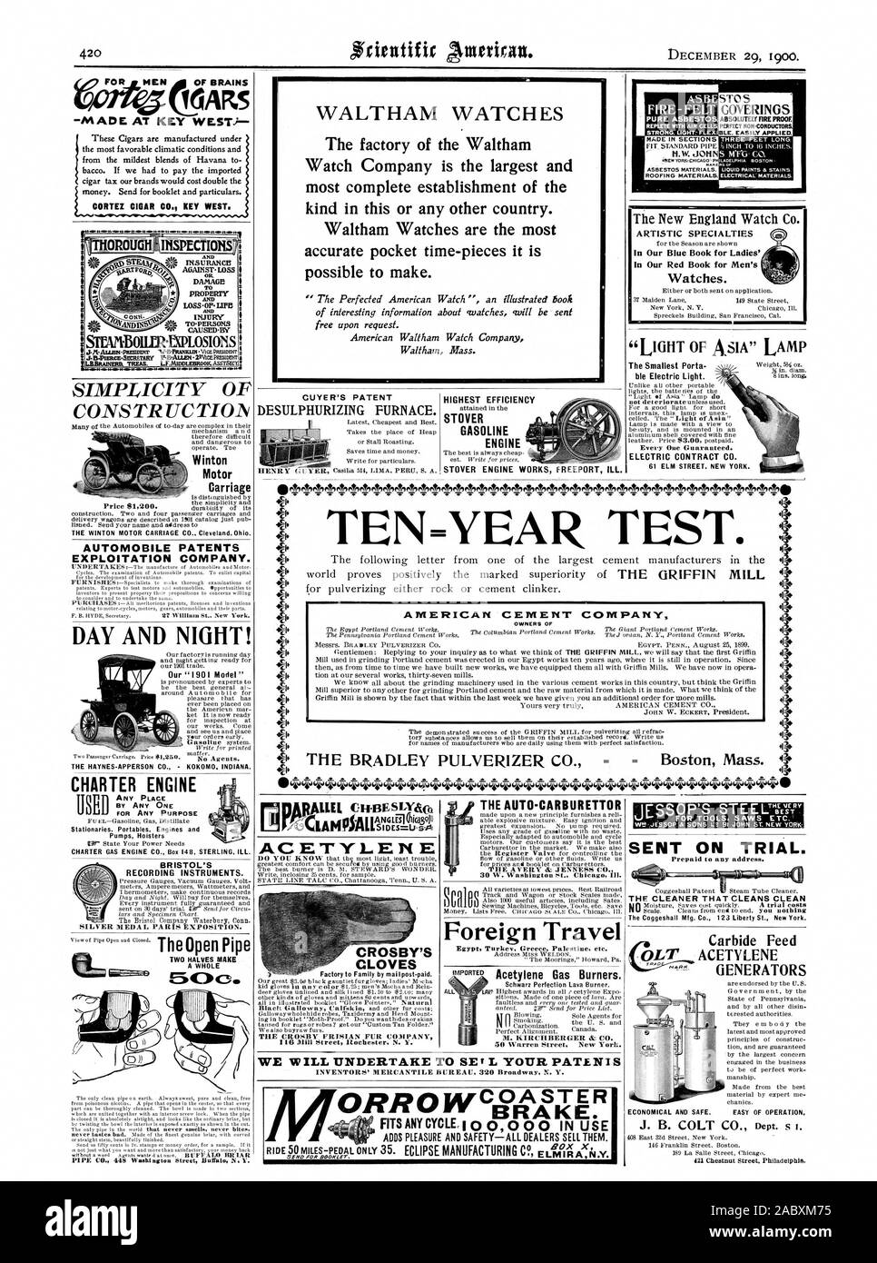 Realizzato con la chiave WESTDAMAGE I BENI SEMPLICITÀ DI CONSTRUCTIOA Winton carrello motore AUTOMOBILE LO SFRUTTAMENTO DEI BREVETTI COMPANY. Di giorno e di notte! La HAYNES-APPERSON CO. - KOKOM indiana. CHARTER MOTORE MEDIANTE UNO QUALSIASI PER QUALSIASI SCOPO 'LUCE DI ASIA' lampada contratto elettrici CO. 4.4 4.4 4.4 -1 è 4.4 4.1 4.4 4.1 4.4 INVIATO IN PROVA. Prepagate a qualsiasi indirizzo. Alimentazione di carburo di acetilene FITSANYCYCLE10 00 0 0 IN USO AGGIUNGE PIACERE E SICUREZZA-TUTTI I CONCESSIONARI li vendono. Il nostro '1901 modello ' assenza di agenti. La tubazione aperta tutta una S4Z). BRISTOL è la registrazione di strumenti. Realizzati in sezioni di tre piedi lungo presenza di materiali contenenti amianto. Vernici Liquide Foto Stock