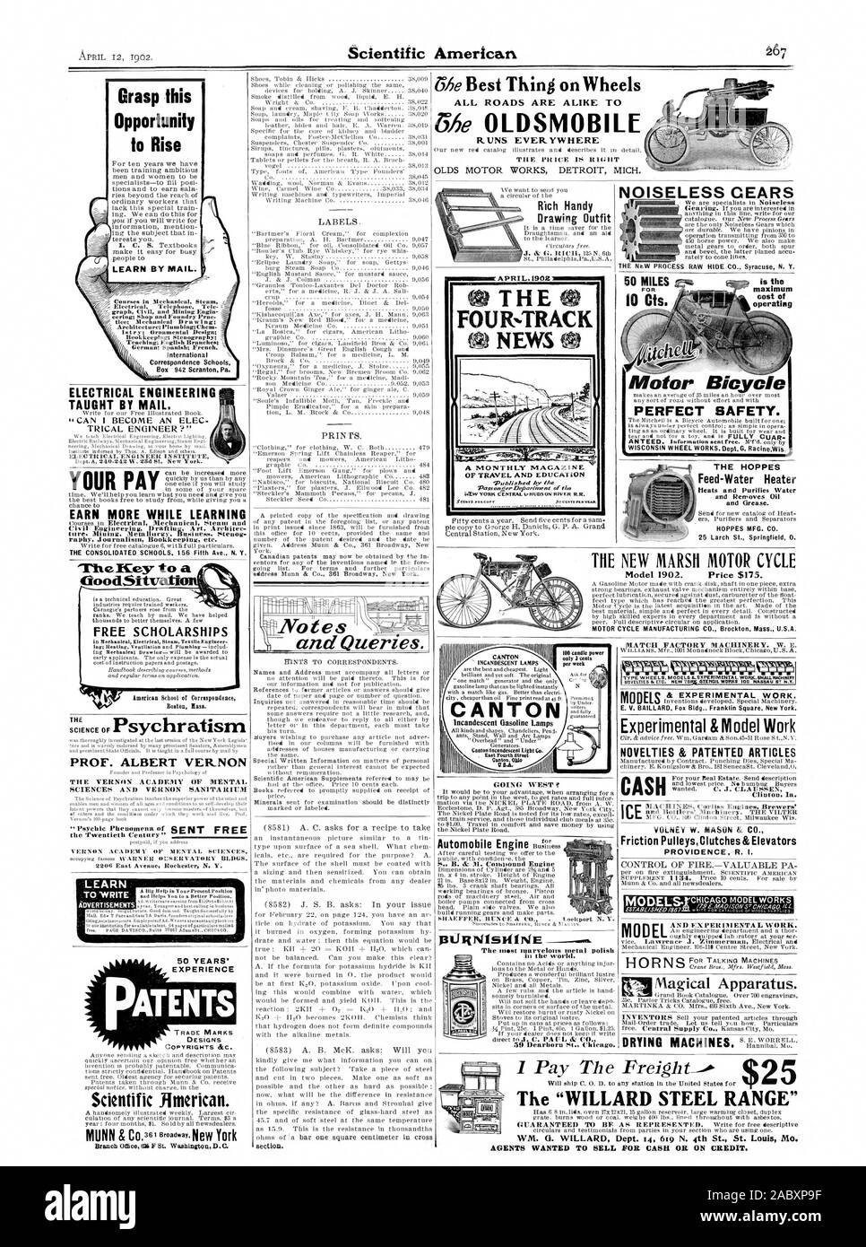Corsi di meccanica elettrica a vapore Telefono Tele. 4 grafico civile e Mining Engin eerIng; negozio di fonderia e Prete. te; disegno meccanico; architettura; Plumbing; Chem. Istry disegno ornamentale; contabilità; Stenograrhy; insegnamento; rami Inglese; Tedesco; Spagnolo; Francese. Il prof. ALBERT VERNON consentita dalla sotto scrittori garantita 04 .00 guadagnare di più durante l'APPRENDIMENTO DI INGEGNERIA ELETTRICA INSEGNATA DA MAIL. Per saperne Innonia Afin Note e richieste. Ricco Disegno comodo corredo MWESIMM=mwAPitti190m quattro.via andando verso ovest? Novità & articoli brevettato contanti Clinton la. L'attrito PulleysClutches&ascensori Foto Stock