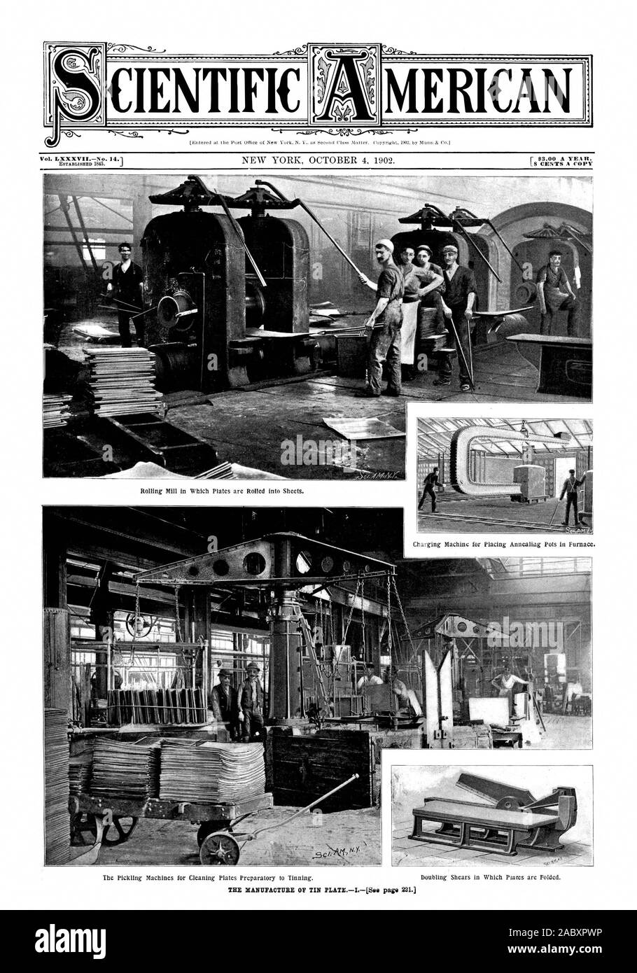 MERICAN SCIENTIFICA, Scientific American, 1902-10-04 Foto Stock