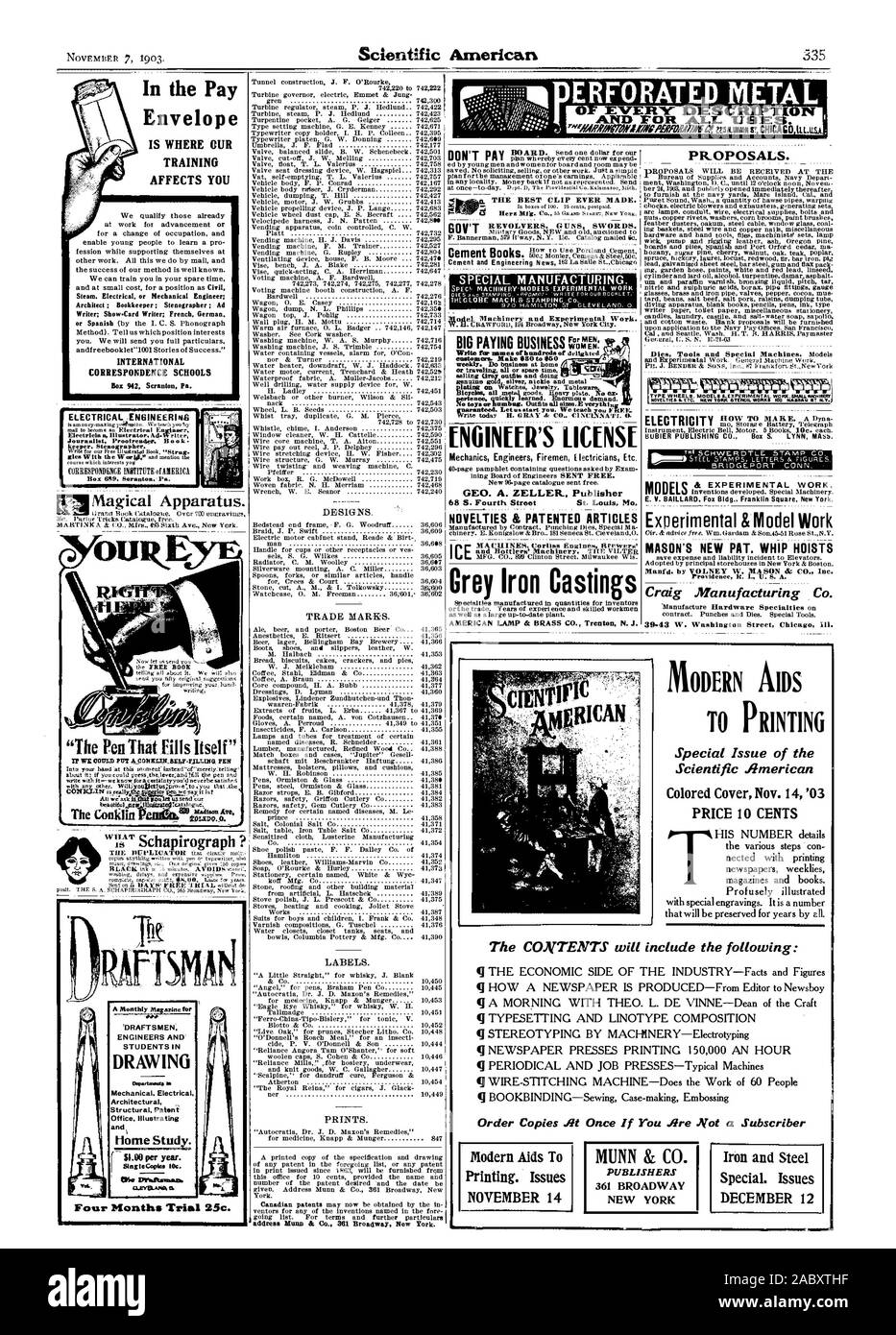 Stampe. 'Indirizzo Brum & Co. 301 Broadway New York. I migliori clip mai realizzati. Libri di cemento. 51c LD.VevelZIrgatnelSVMe5g: ingegnere DELLA LICENZA DI GEO. A. ZELLER Editore 68 S. Fourth Street St Louis Mo. Novità & articoli brevettato di pezzi fusi di ghisa grigia AMERICAN LAMPADA OTTONE & CO. Trenton N. J. PROPOSTE. t [ Tipo ruote. Modelli S-WaRILEMALLIAMHINERSj sperimentale & lavoro sperimentale. &Sperimentale modello di lavoro MASON È DI NUOVO PAT. Frusta di paranchi Manfq. Da VOLNEY W. MA SON & CO. Inc. Craig Manufacturing Co. 39-43 W. Washington Street Chicag APANS ingegneri e studenti nel disegno Ospartawats 10 meccanica. Elec Foto Stock