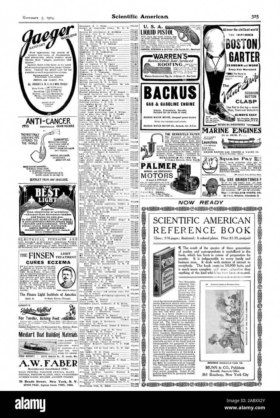 Per gara piedi dolorante FRED MEDART 3545 LleKali San St Louis MO. A.W. FABER Grand Prize premio più alto. Parigi. 1900. Il Proscenium arch U. Rothe 773223 PARKER STEARNS & SUTTON. 226 South St tiewYork la migliorata BOSTON GIARRETTIERA chiusura pulsante di rifiutare tutti i sostituti LANCIA LA PIETRA DI CLEVELAND CO. Forni elettrici sono il trattamento delle cure eczema la luce Finsen Institute of America ANTI-CANCRO PRIMO ITIE veramente scientifico offerto FIFE T IL MONDO GUARANTEEsessErarr.tli ROOKLET DA QUALSIASI SPEZIALE; più brillanti di elettricità o acetilene --meno costoso lierosenemalios e brucia i propri gas. - Resistenti e Foto Stock