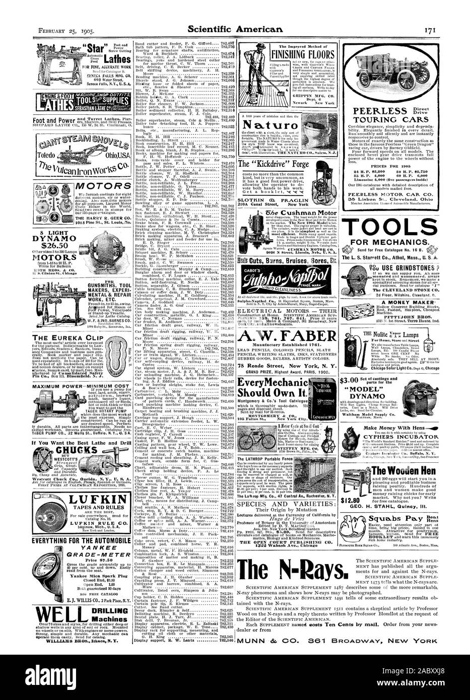 DYNAM Waltham Alimentazione Modello Co. CYPHERS incubatore incubatore Cyphers Co. Buffal N. Y. $12.80 GEO. H. STAHL Quincy cuscini Pay Pal di potenza massimo-minimo costo N tur pavimenti finitura GREPPIN MFG. CO. Dept. 6 Newark di New York Star' 1E4- torni la clip di EUREKA GRADO-metro prezzo $7.50 Yankee Mica Candela SLOTKIN 4:EL PRAGLIN 2I0A Canal Street New York OLS nu utilizzare P macine di pietra di CLEVELAND CO. 2d il pavimento. Il Wilshire. Cleveland. 0. Un money maker" la gallina di legno, Scientific American, 1905-02-25 Foto Stock