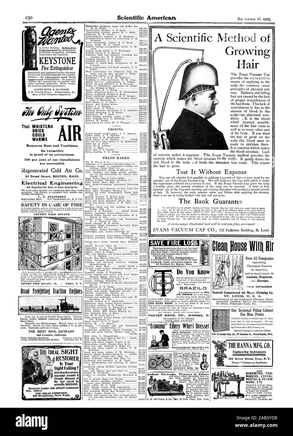 In un Motor-Cyele o STEFFEY MFG. CO. Per armaioli. Attrezzo realizzatori di MENTAL & RIPARAZIONE ETC W. F. &JNO. BARNES CO., Scientific American, 1905-09-16 Foto Stock