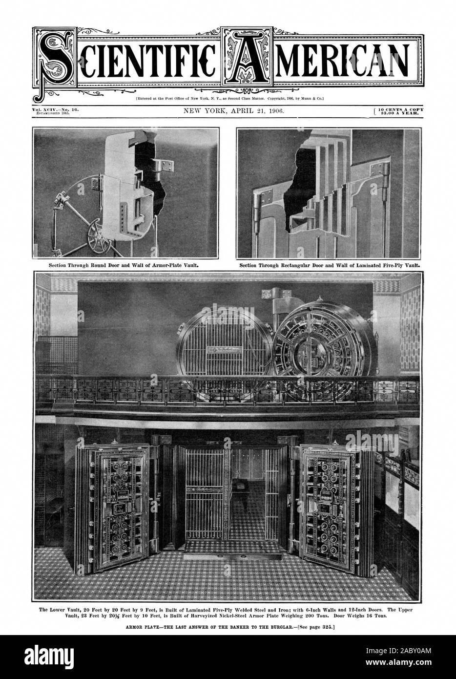 Scientific American, 1906-04-21 Foto Stock