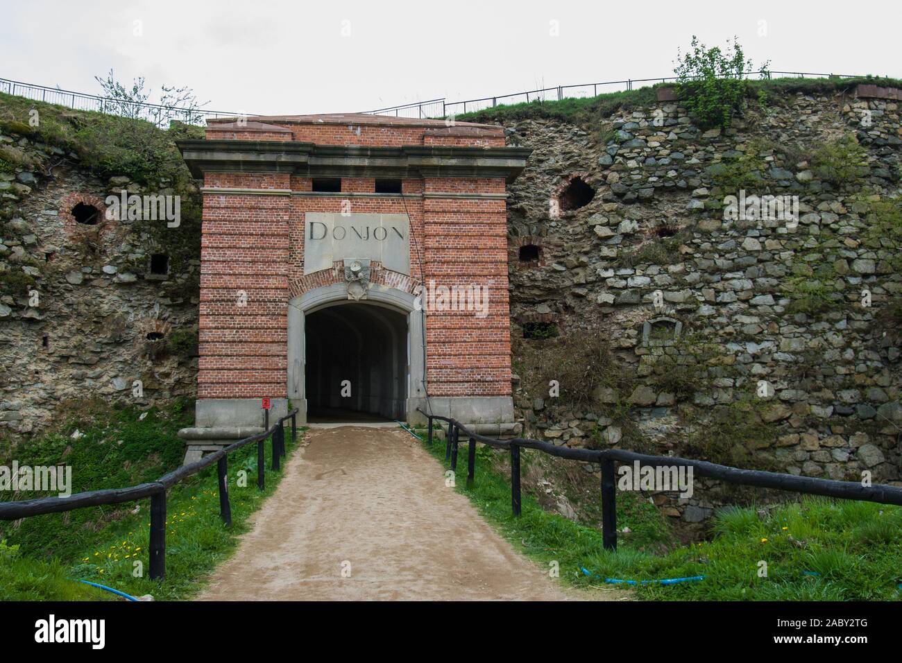 Srebrna Góra Fortezza, mastio, Srebrna Góra, Polonia Foto Stock