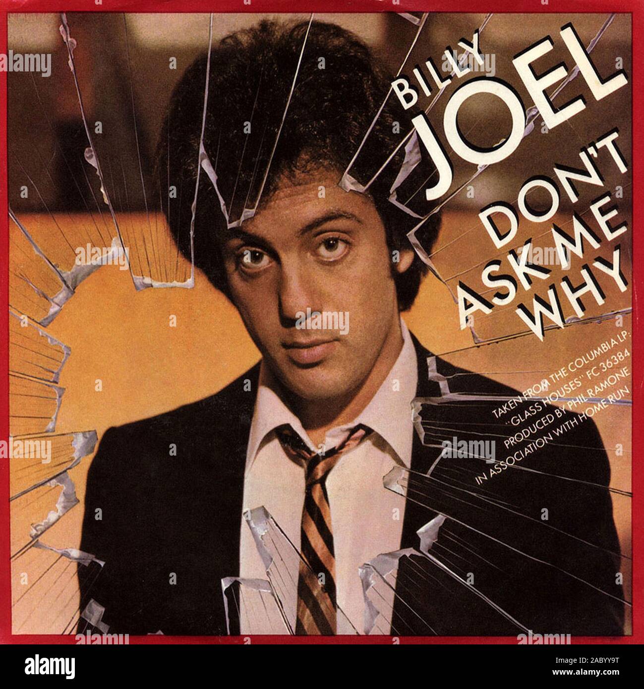 Billy Joel - non chiedetemi perché - Vintage vinile copertina album Foto Stock