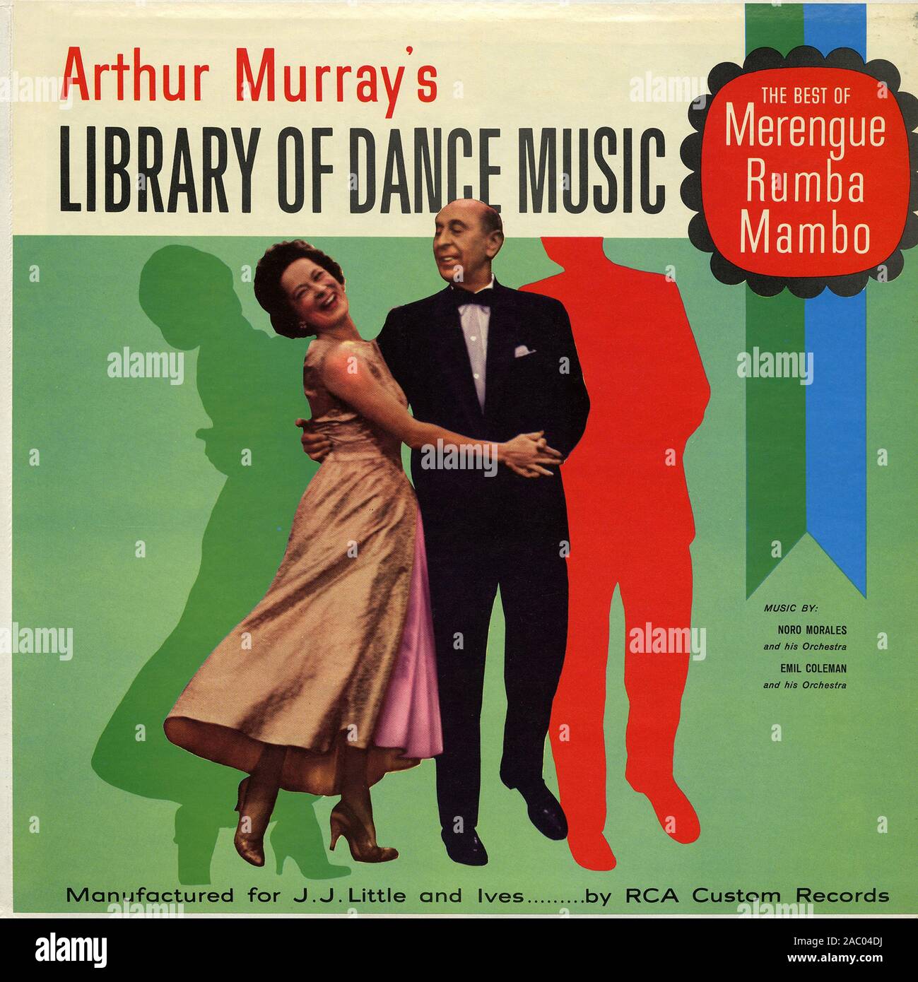 Arthur Murray della biblioteca della musica dance - Vintage vinile copertina album Foto Stock