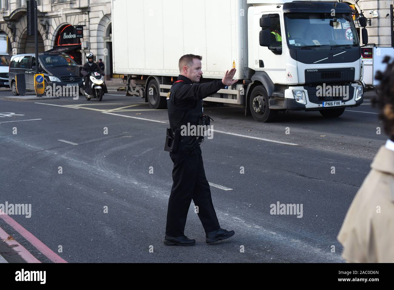 General View of Terror Incident at London Bridge, London, United Kingdom, 29 novembre 2019. Crediti: PatPhoto/ Alamy News Foto Stock
