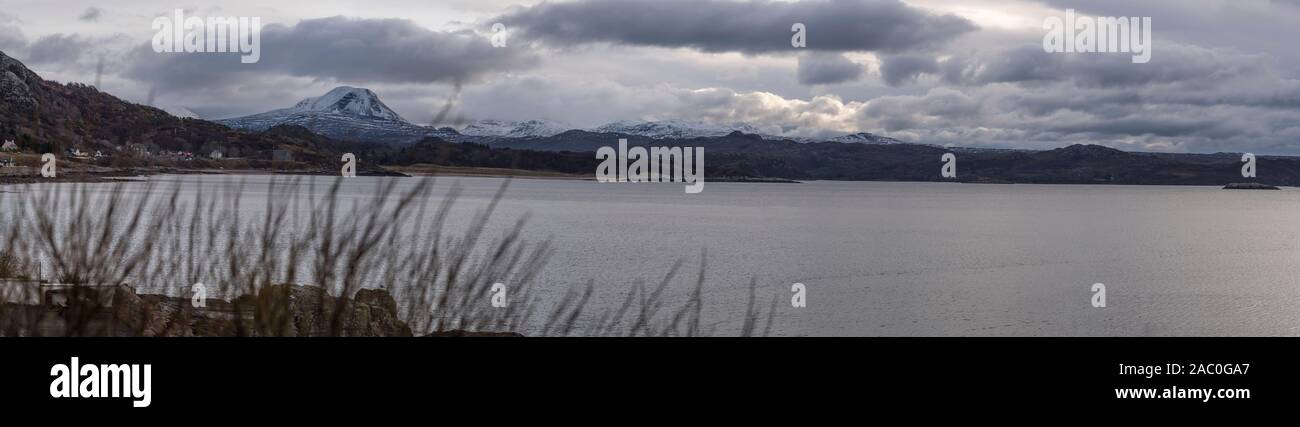 Gairloch panarama Foto Stock