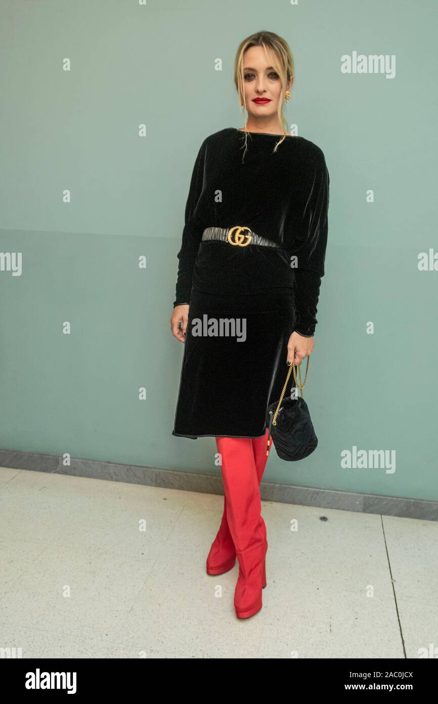 Torino, Italia. 29 Nov, 2019. Carolina Crescentini e Francesco Motta alla premiere del film Bed n.6 al Torino Film Festival. Nella foto: Carolina Crescentini Credit: Indipendente Agenzia fotografica/Alamy Live News Foto Stock