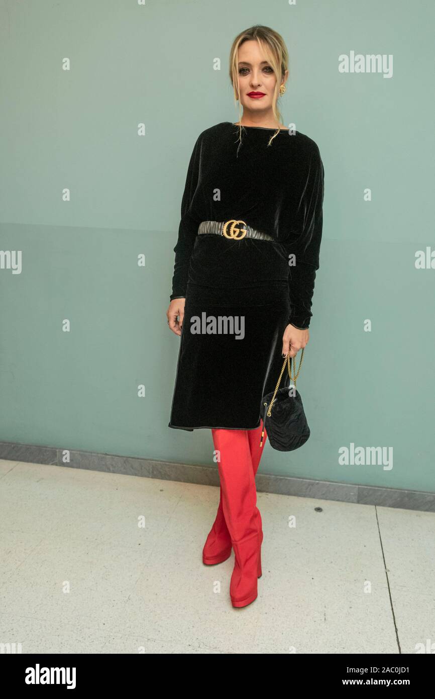 Torino, Italia. 29 Nov, 2019. Carolina Crescentini e Francesco Motta alla premiere del film Bed n.6 al Torino Film Festival. Nella foto: Carolina Crescentini Credit: Indipendente Agenzia fotografica/Alamy Live News Foto Stock