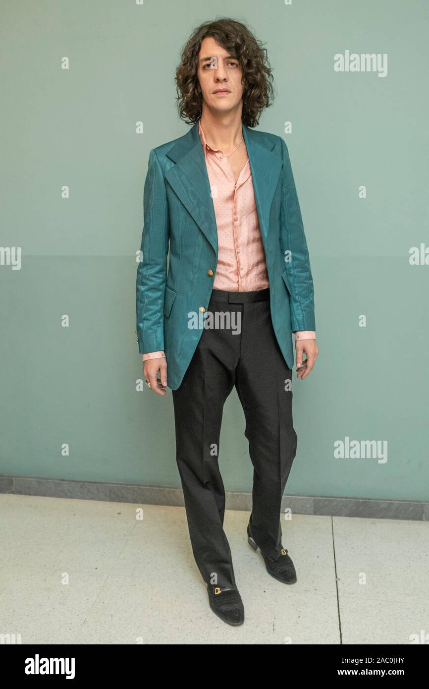 Torino, Italia. 29 Nov, 2019. Carolina Crescentini e Francesco Motta alla premiere del film Bed n.6 al Torino Film Festival. Nella foto: Francesco Motta Credit: Indipendente Agenzia fotografica/Alamy Live News Foto Stock