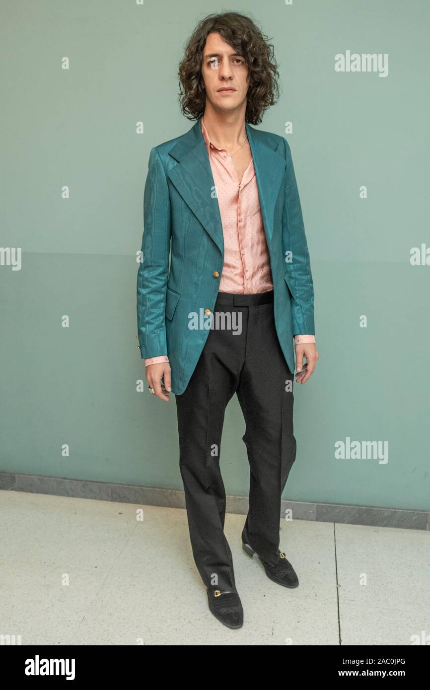 Torino, Italia. 29 Nov, 2019. Carolina Crescentini e Francesco Motta alla premiere del film Bed n.6 al Torino Film Festival. Nella foto: Francesco Motta Credit: Indipendente Agenzia fotografica/Alamy Live News Foto Stock