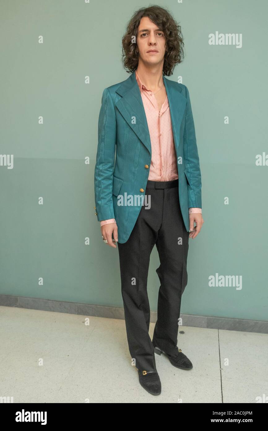 Torino, Italia. 29 Nov, 2019. Carolina Crescentini e Francesco Motta alla premiere del film Bed n.6 al Torino Film Festival. Nella foto: Francesco Motta Credit: Indipendente Agenzia fotografica/Alamy Live News Foto Stock