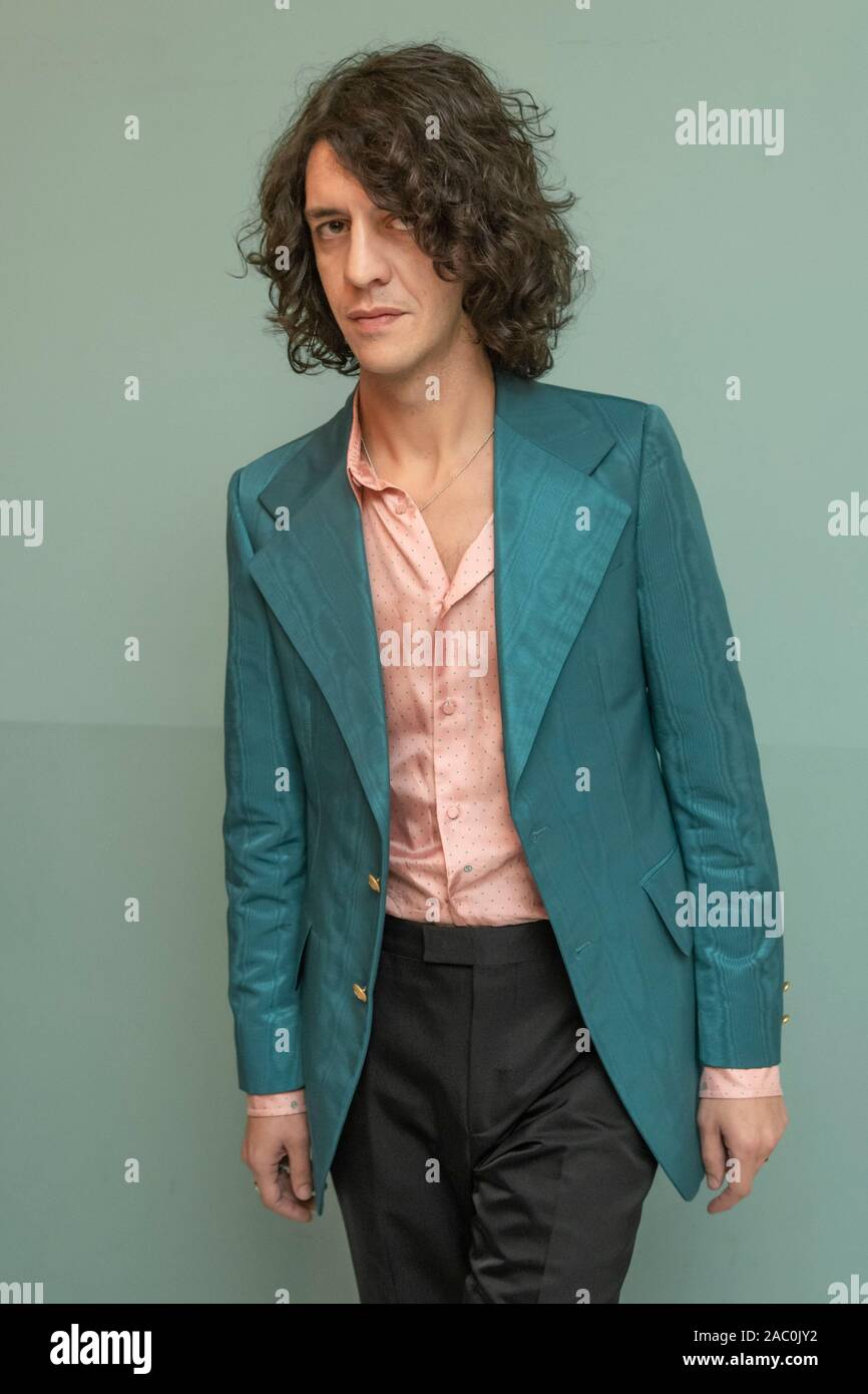 Torino, Italia. 29 Nov, 2019. Carolina Crescentini e Francesco Motta alla premiere del film Bed n.6 al Torino Film Festival. Nella foto: Francesco Motta Credit: Indipendente Agenzia fotografica/Alamy Live News Foto Stock