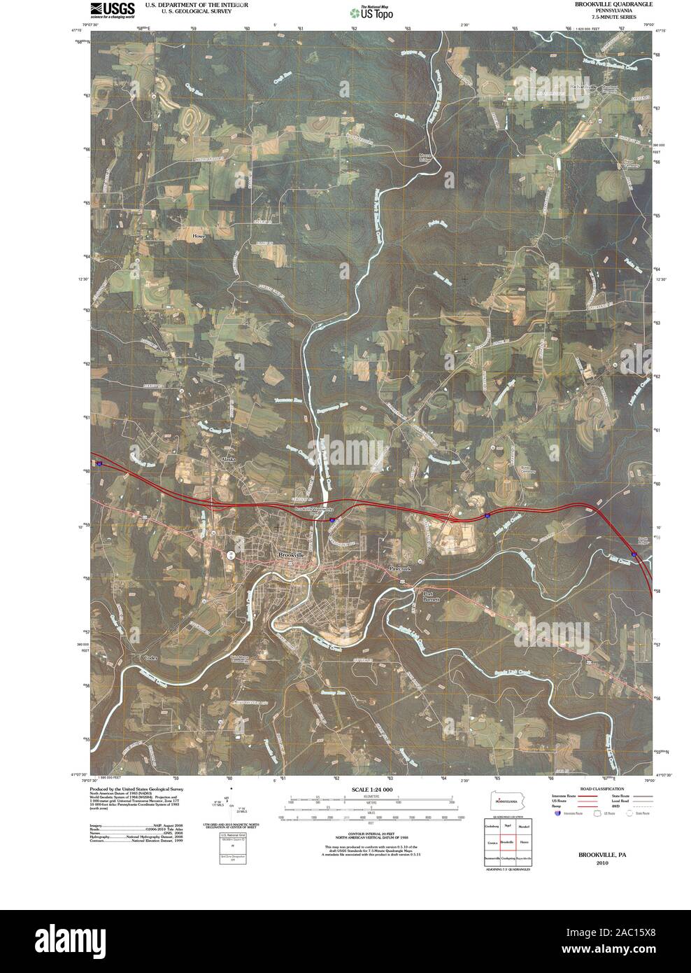 Mappa di brookville immagini e fotografie stock ad alta risoluzione Alamy