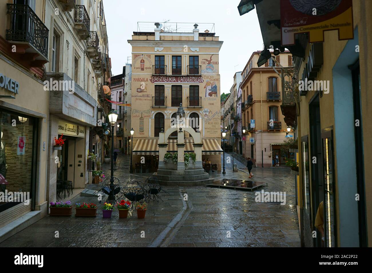 Pasticceria Lamarmora Città di Iglesias, Sardegna, Italia Foto Stock