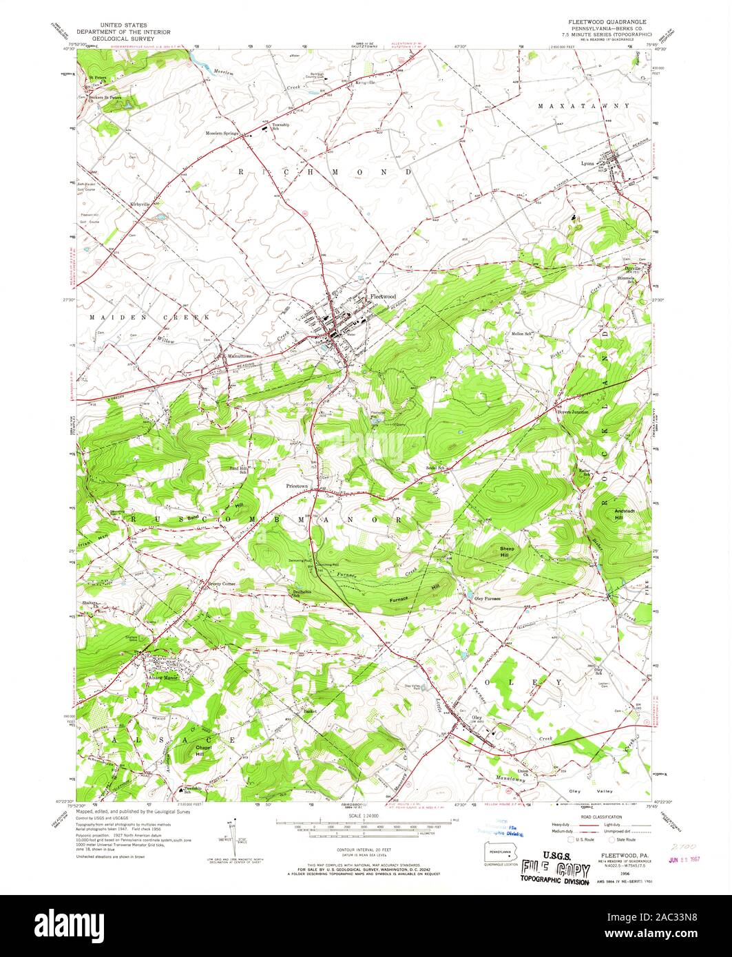 Mappa di fleetwood immagini e fotografie stock ad alta risoluzione Alamy