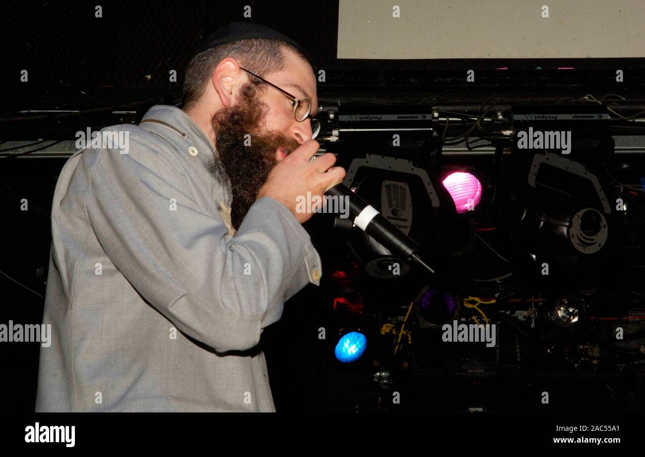 Matisyahu esegue il quarto annual radici Jam Session al Key Club a febbraio 10, 2007 in West Hollywood. Foto Stock