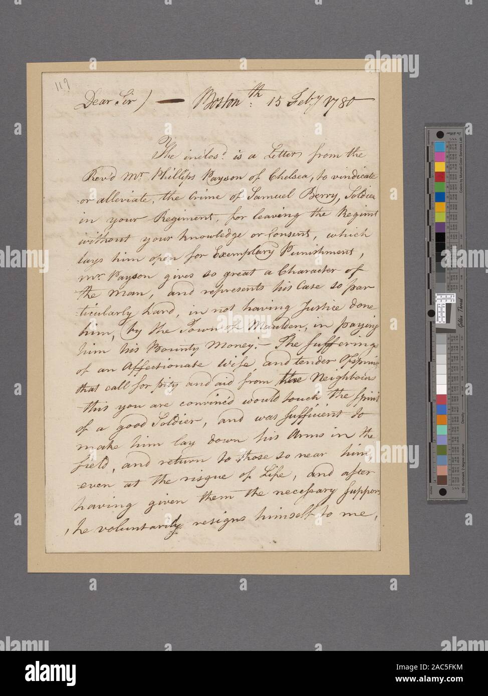 Henley, David Boston al colonnello Jackson Henley, David. Boston. Per il colonnello Jackson Foto Stock