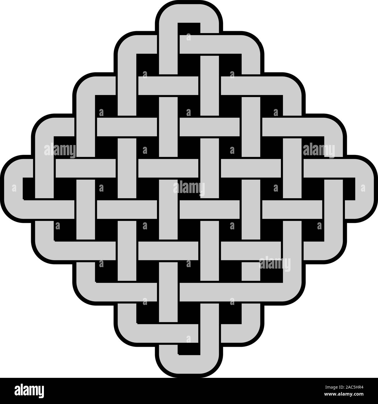 Geometrica simbolo ornamentale Illustrazione Vettoriale