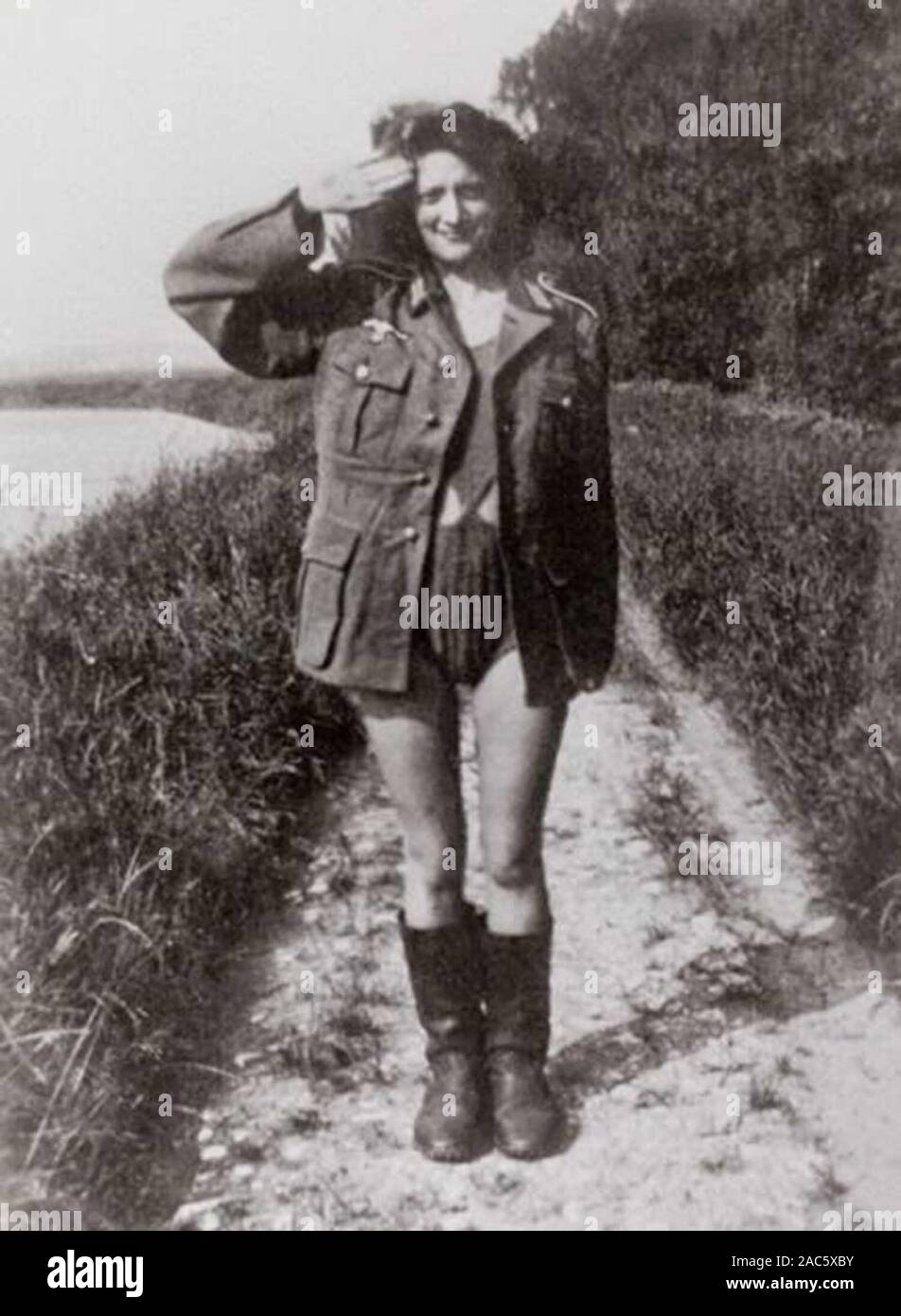 Collaboratore alle ragazze del tedesco-Europa occupata, 1940-1944 Foto Stock