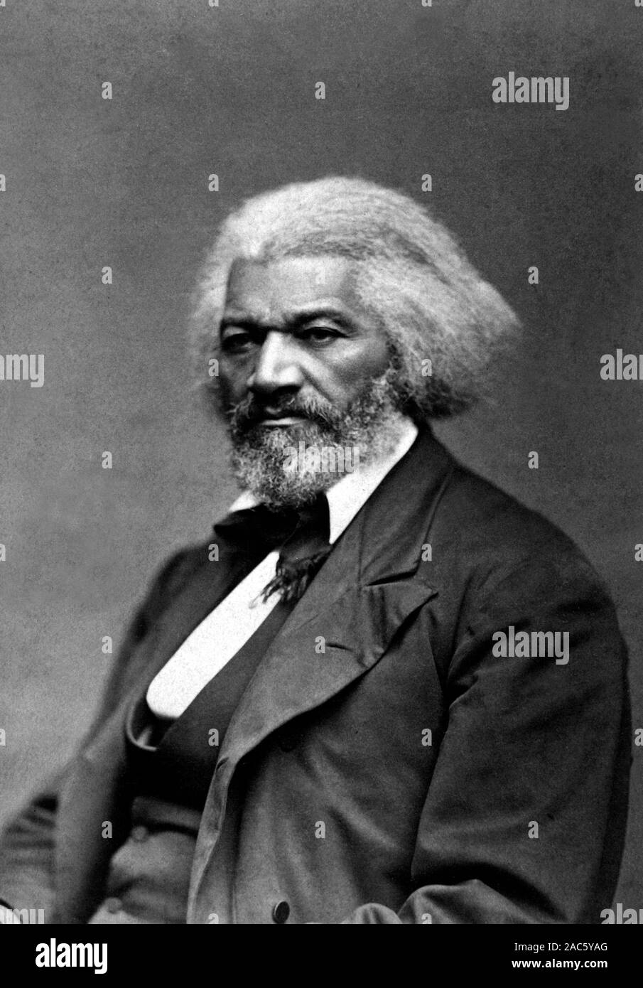 Frederick Douglass, ca. 1879. George K. Warren. Data esatta Shot sconosciuta Foto Stock
