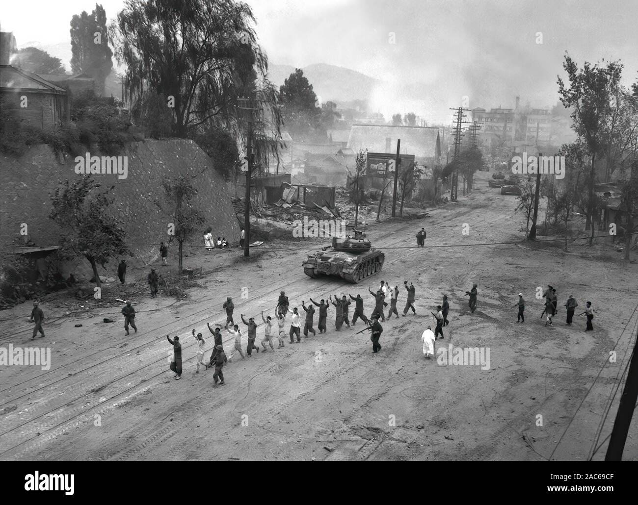 La guerra di Corea in rare foto, 1951-1953 Foto Stock