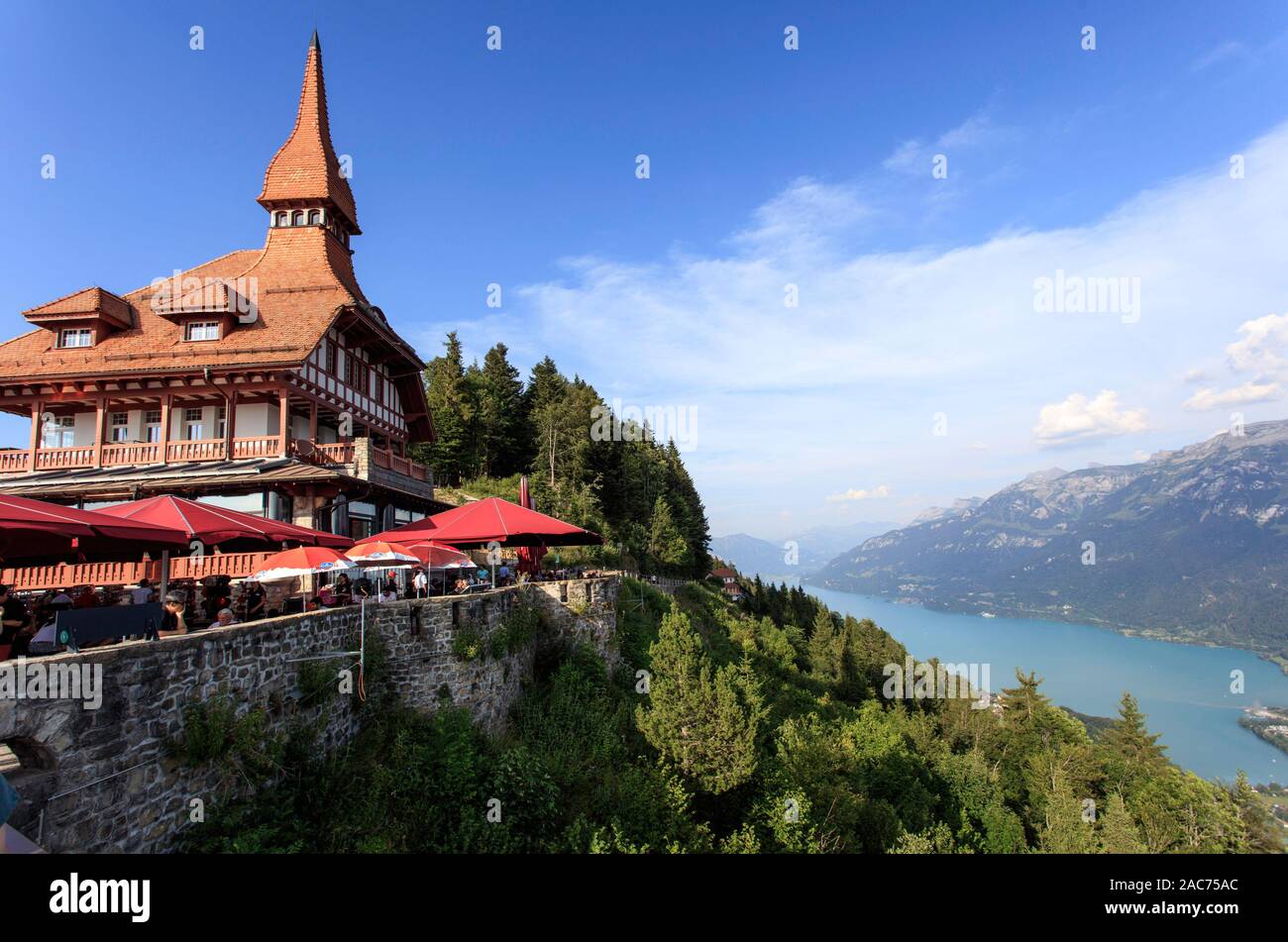 Harder Kulm ristorante, Interlaken, Svizzera Foto Stock